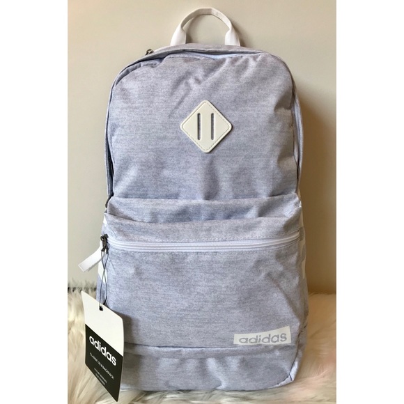 Adidas Classic 3S III Backpack in Jersey White Adidas Classic 3S III Backpack in Jersey White